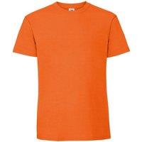 Fruit of the Loom Men's Iconic 195 Ringspun Premium T-Shirt in Orange | Size: Medium