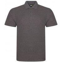 PRORTX Men's Pro Pique Polo Shirt in Charcoal | Size: Large