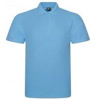 PRORTX Men's Pro Pique Polo Shirt in Blue | Size: Large