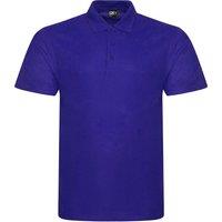 PRORTX Men's Pro Pique Polo Shirt in Purple | Size: XL