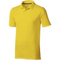 Elevate Men's Calgary Short Sleeve Polo in Yellow | Size: XS