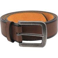 D555 Men's Avant Burnished Bonded Leather Belt in Brown | Size: 42R