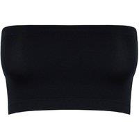 Gymshark Men's Logo Strapless Black Seamless Bandeau | Size: Small