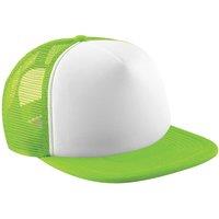 Beechfield Men's Vintage Plain Snap-Back Trucker Cap Pack of 2 in Light Green