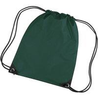 Bagbase Men's Premium Gymsac Water Resistant Bag (11 Litres) Pack of 2 in Bottle Green