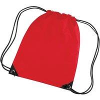 Bagbase Men's Premium Gymsac Water Resistant Bag (11 Litres) Pack of 2 in Red