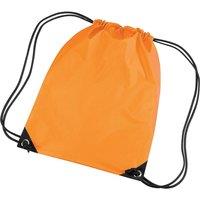 Bagbase Men's Premium Gymsac Water Resistant Bag (11 Litres) Pack of 2 in Pale Orange