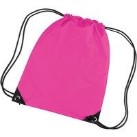Bagbase Men's Premium Gymsac Water Resistant Bag (11 Litres) Pack of 2 in Fuchsia