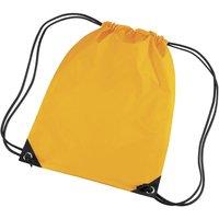 Bagbase Men's Premium Gymsac Water Resistant Bag (11 Litres) Pack of 2 in Gold