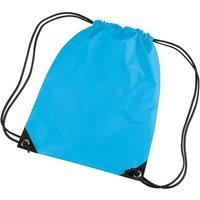 Bagbase Men's Premium Gymsac Water Resistant Bag (11 Litres) Pack of 2 in Baby Blue