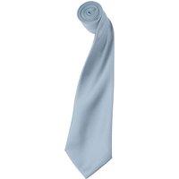 Premier Men's Plain Satin Tie (Narrow Blade) Pack of 2 in Light Blue