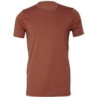 Bella + Canvas Men's Heather Cvc Short Sleeve T-Shirt in Brown | Size: XL