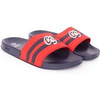 Crosshatch Men's Hamlax Sliders in Red | Size: 6