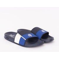 Crosshatch Men's Rentrays Sliders in Blue | Size: 7