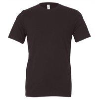 Bella + Canvas Men's Jersey Crew Neck T-Shirt in Dark Grey | Size: XS