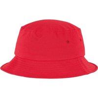 Flexfit by Yupoong Men's Cotton Twill Bucket Hat in Red
