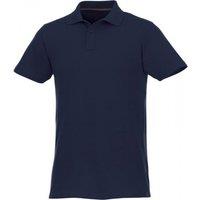 Elevate Men's Helios Short Sleeve Polo Shirt in Navy | Size: Medium