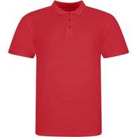 AWDis Men's Just Polos The 100 Polo Shirt in Red | Size: Large