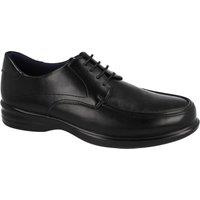 Thomas Blunt Men's Lace Up Apron Front Shoe with Memory Foam Comfort in Black | Size: 8