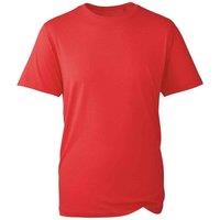 Anthem Men's Plain Dark Grey T-Shirt in Red | Size: 4XL