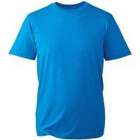 Anthem Men's Plain Dark Grey T-Shirt in Mid Blue | Size: 4XL