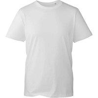 Anthem Men's Plain Dark Grey T-Shirt in White | Size: 4XL
