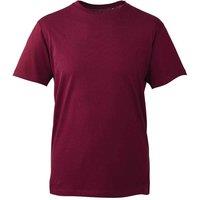 Anthem Men's Plain Dark Grey T-Shirt in Burgundy | Size: Medium