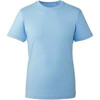 Anthem Men's Plain Dark Grey T-Shirt in Light Blue | Size: 4XL
