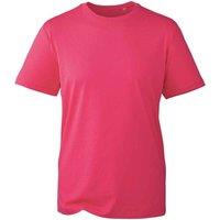 Anthem Men's Plain Dark Grey T-Shirt in Pink | Size: 4XL