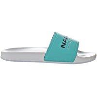 Nautica Men's Grappo Blue/White Sliders in Blue | Size: 9