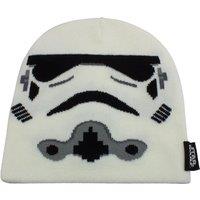 Star Wars Men's Face Trooper Beanie in White
