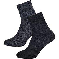 Storm Ridge Men's Cotton Boot Socks Pack of 2 in Black | Size: 4-6