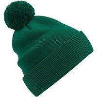 Beechfield Men's Snowstar Cotton Beanie in Bottle Green