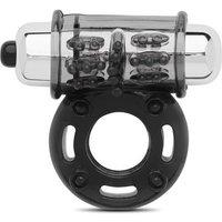 So Divine Men's Thriller 2in1 Vibrating Ring in Black
