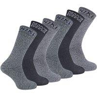 Sock Snob Men's 6 Pack Soft Breathable Cotton Hiking Socks for Summer in Grey | Size: 6-11