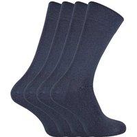 Sock Snob Men's 4 Pack Bamboo Crew Dress Socks in Grey | Size: 7-11