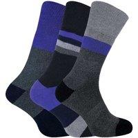 Peninsula Men's 3 Pack Cushioned Anti Blister Dual Layer Hiking Socks in Grey | Size: 6-11
