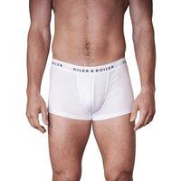 Oiler & Boiler Men's Classic Boxer Brief in White | Size: Medium