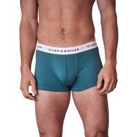 Oiler & Boiler Men's Classic Boxer Brief in Dark Green | Size: XL
