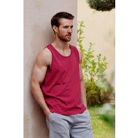 Oiler & Boiler Men's Tangier Garment Dye Vest in Dark Red | Size: 2XL