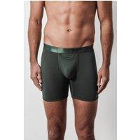 Arlo Hudson Men's Plain Tencel Boxer in Dark Green | Size: Large