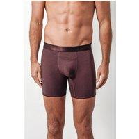 Arlo Hudson Men's Plain Tencel Boxer in Maroon | Size: Large