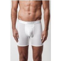 Arlo Hudson Men's Plain Tencel Boxer in White | Size: Medium