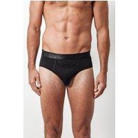 Arlo Hudson Men's Plain Tencel Brief in Black | Size: Large