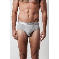 Arlo Hudson Men's Plain Tencel Brief in Light Grey | Size: XL