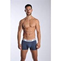 Arlo Hudson Men's Plain Cotton Trunk in Blue | Size: Large