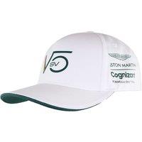 Aston Martin Men's F1 Official Sebastian Vettel Driver White Cap
