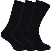 THMO Men's 3 Pack Bamboo Thermal Socks for Winter in Black | Size: 12-14