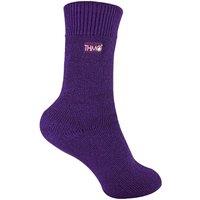 THMO Men's 1 Pack Thermal Socks for Winter in Purple | Size: 9-12