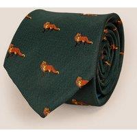 Oswin Hyde Men's Fox Green Tie